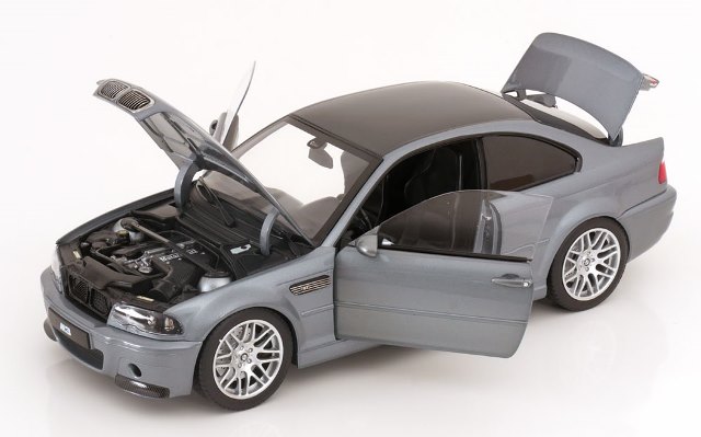 新品 183016 ノレブ 1/18 BMW M3 CSL E46 2003 グレーメタリック