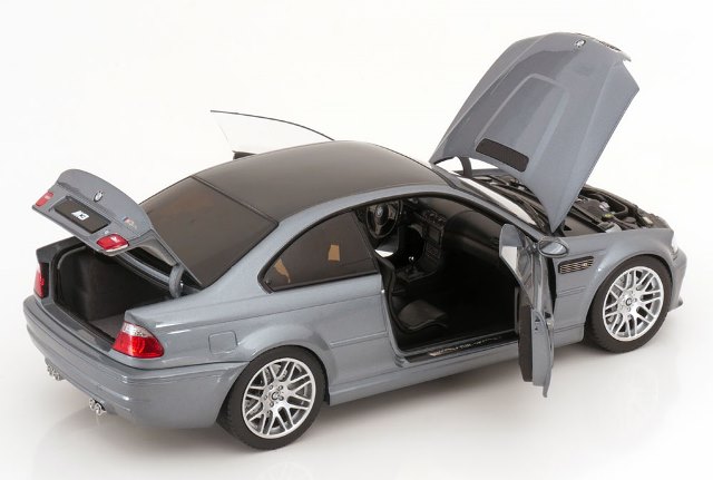 新品 183016 ノレブ 1/18 BMW M3 CSL E46 2003 グレーメタリック 