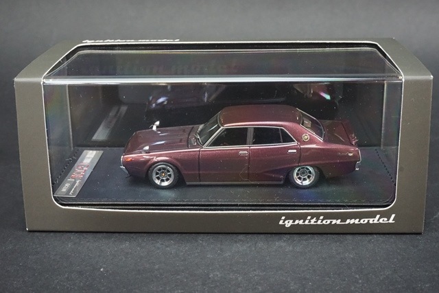 イグニッションモデル　1/43 スカイライン　GT-X (GC110) パープル 1円〜 イグニッションモデル 1/43 ニッサン スカイライン2000 GT-X