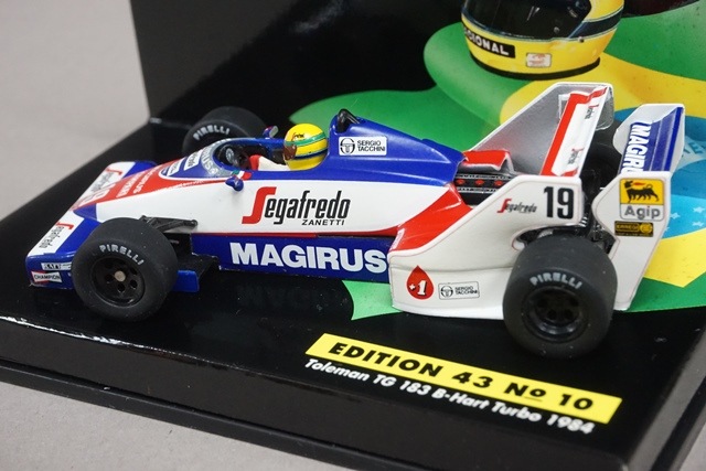 1/43 ミニチャンプス トールマン TG183B ハート ターボ 1984 A.セナ