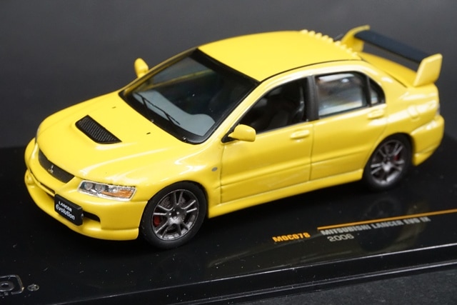 1/43 イクソ MOC078 三菱 ランサー エボリューション IX 2006 イエロー