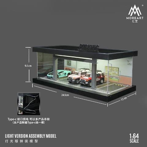 予約 MO960113 MoreArt 1/64 立体駐車場 地下駐車場 FOUR THEMED