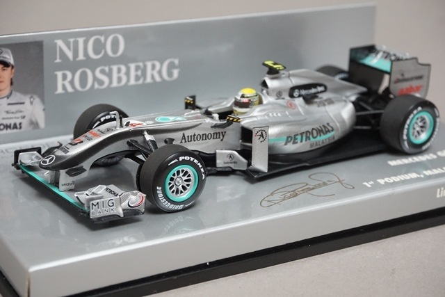 1/43 �ߥ˥����ץ� 410100104 ��륻�ǥ�GP F1������ MGP W01 1st �ݥǥ����� �ޥ졼����GP 2010 #4 N.�����٥륰
