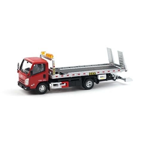 新品 Y24-08 拓意 XCARTOYS 1/64 JMC 凱鋭 2台積載 レッカー車 レッド