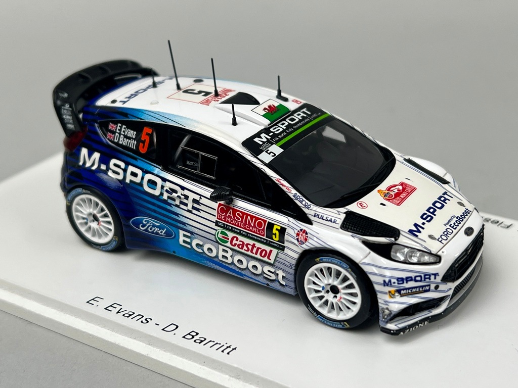 1/43 スパーク S4505 フォード フィエスタ WRC M-Sport World Rally