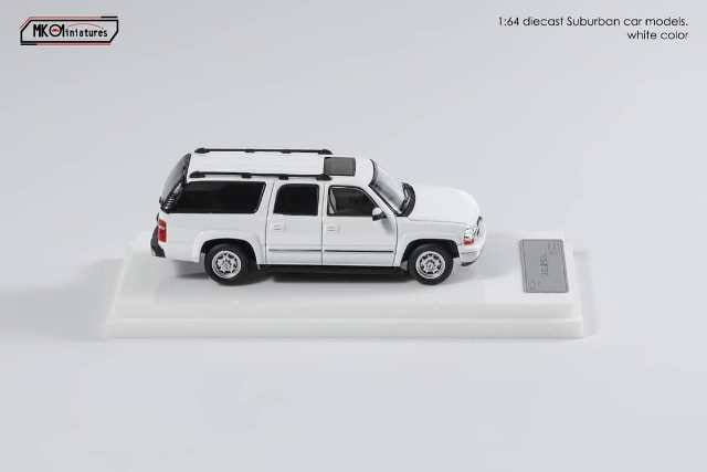 9L-011 MK Minitures 1/64 シボレー サバーバン ホワイト 予約 MK Miniatures 1/64 シボレー サバーバン Suburban GMT800