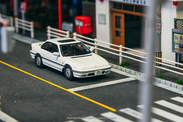 Honda Prelude ミニカー 1/43ホワイト Honda PRELUDE 2.2Si-VTEC (BB4) EARLY VERSION Frost White (Diecast