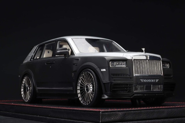  Mansory 1/18 륹  ʥ RR Rolls Royce Cullinan black+Silver roof 