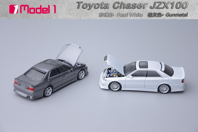 予約 Model One 1/64 トヨタ チェイサー Toyota MK6 (JZX100) Pearl