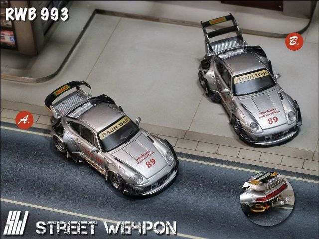 ミニカー 1/64 StreetWeapon RAUH-Weit Street Weapon 1/64 RWB 993 Diecast Car Model - AliExpress