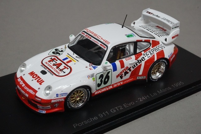 1/43 スパーク S4445 ポルシェ 911 GT2 Evo 24H LM 1995 #36