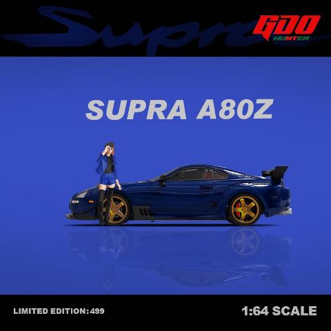 ★ ミニカー★ 予約 GDO Hunter Model x Time Micro TM 1/64 トヨタ スープラ SUPRA