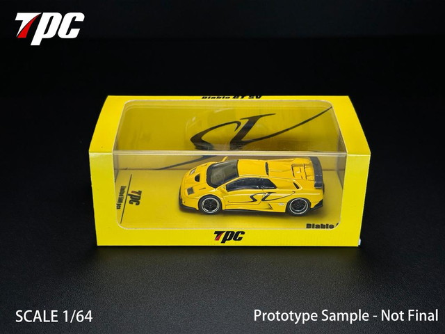 予約 TPC 1/64 ディアブロ Diablo GT-R Lemon Yellow SV, Boost Gear