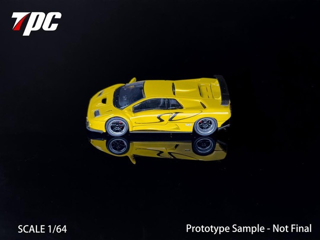 予約 TPC 1/64 ディアブロ Diablo GT-R Lemon Yellow SV, Boost Gear