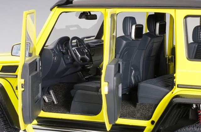 新品 76319 オートアート 1/18 メルセデス ベンツ G500 4X4 イエロー