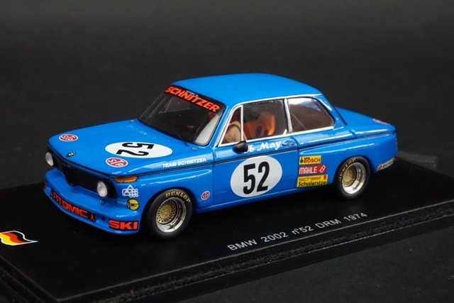 1/43 スパーク SG035 BMW 2002 #52 DRM 1974 W.May, Boost Gear