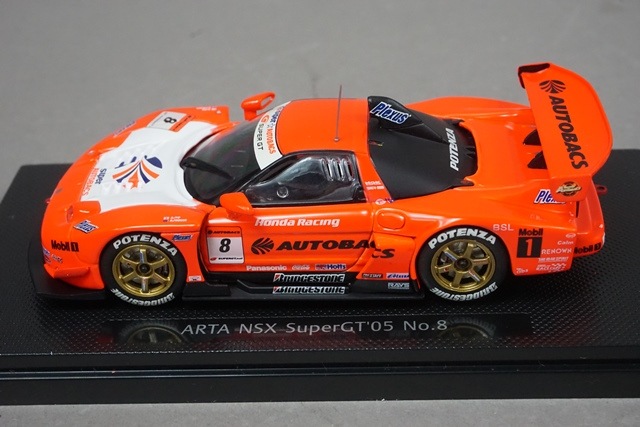 1/43 エブロ 43693 ホンダ ARTA NSX スーパーGT 2005 #8 オレンジ