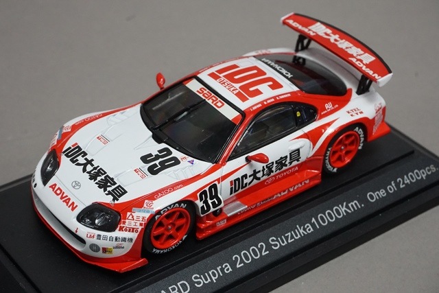 1/43 エブロ 43392 トヨタ iDC大塚家具 サード スープラ 鈴鹿 1000Km