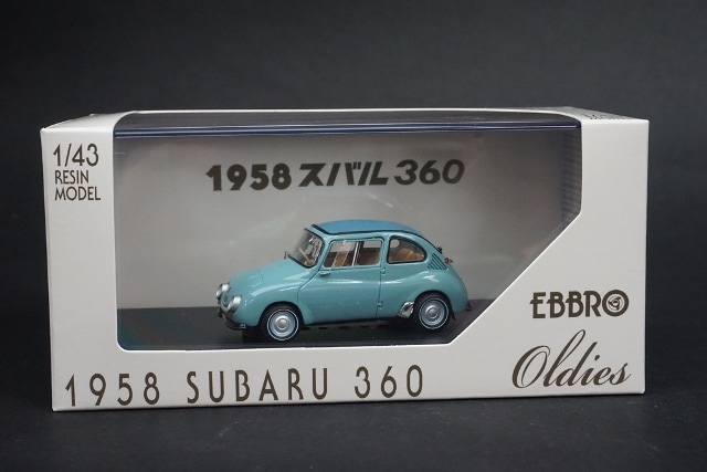 1/43 エブロ 45686 スバル 360 1958 ブルー, Boost Gear ミニカー通販