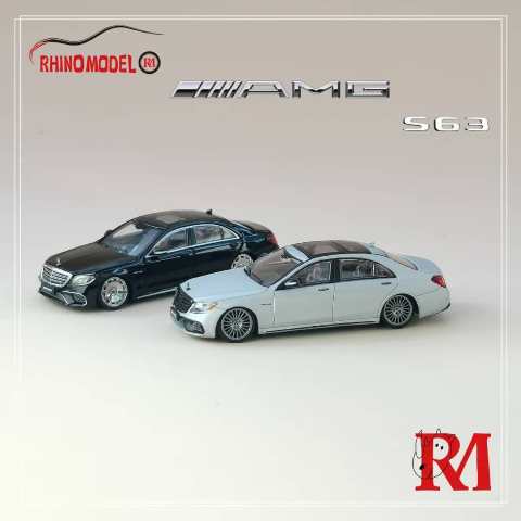 予約 Rhino Model RM 1/64 S Class MK6 W222, AMG S63 Matt Grey