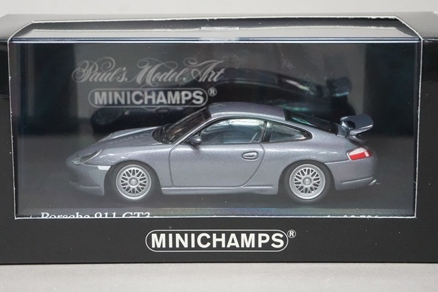 1/43 ミニチャンプス 430068008 ポルシェ 911 GT3 1998