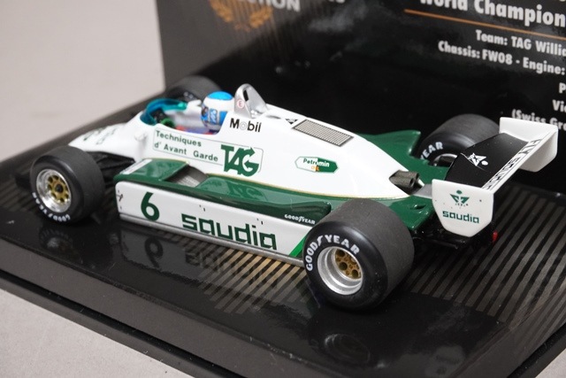 1/43 ミニチャンプス 436820106 ウィリアムズ フォード FW08 世界