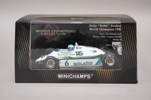 1/43 ミニチャンプス 436820106 ウィリアムズ フォード FW08 世界