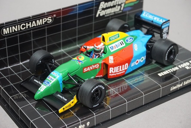 1/43 ミニチャンプス 400900020 ベネトン フォード F1 B190 1990 #20 N
