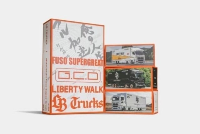 新品 ゲインコーププロダクツ GCD 1/64 三菱 ふそうLB-TRUCKS Fuso