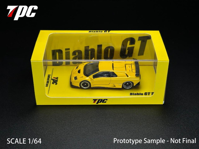 予約 TPC 1/64 ディアブロ Diablo GT-R Lemon Yellow, Boost Gear