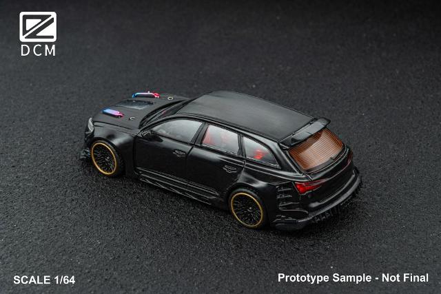 新品 DCM 1/64 アウディ Modified Audi RS6 ボンネット開閉 Metallic