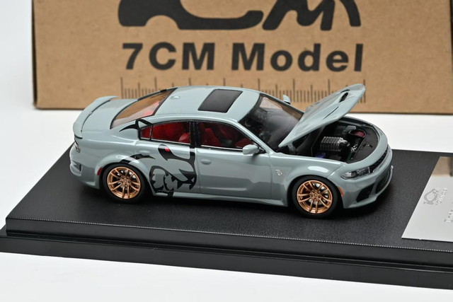 予約 7CM Model 1/64 ダッジ チャージャー 2023 Dodge Charger SRT