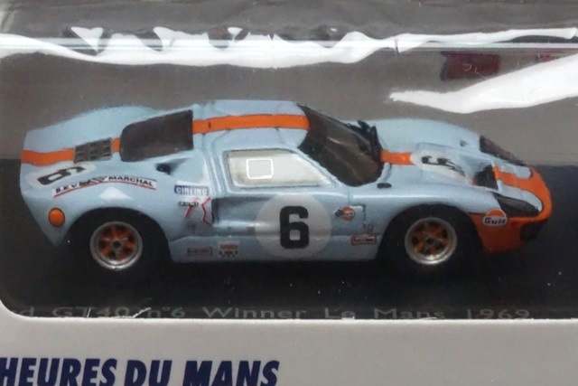 SCALEXTRIC 1/32 フォードGT40 1969 ルマン#6 未走行 Scalextric 1/32 ｽﾛｯﾄｶｰ C3727 ◇Ford GT40 #60- Le Mans 1966
