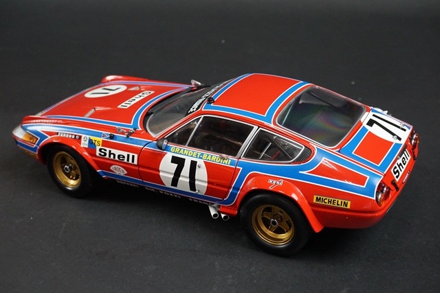1/18 京商 08164A フェラーリ 365 GTB4 デイトナ ルマン 1974 #71
