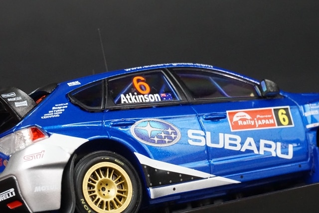 1/43 イクソ RAM344 スバル インプレッサ WRC 日本ラリー 2008