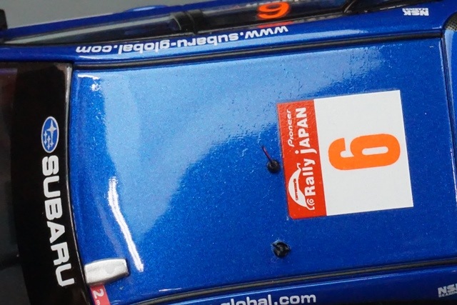 春のコレクション スバル RAM344 イクソ 1/43 インプレッサ 2008 日本ラリー WRC ミニカー