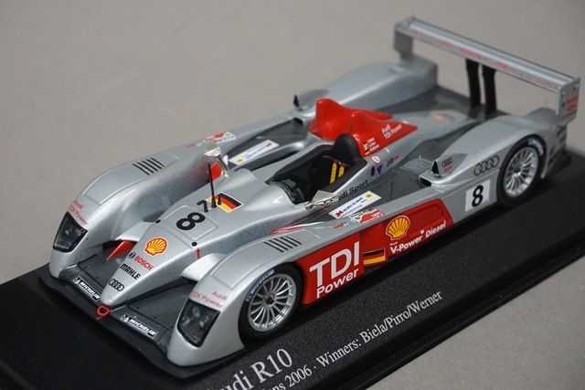 1/43 ミニチャンプス 400061608 アウディ R10 24H LM 優勝 2006 #8