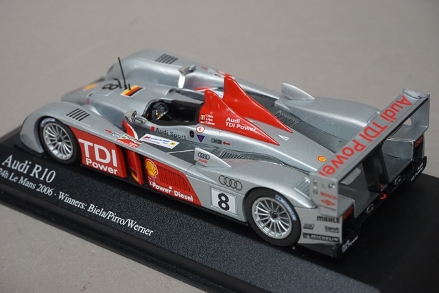 1/43 ミニチャンプス 400061608 アウディ R10 24H LM 優勝 2006 #8