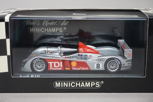 Audi R10 24h Le Mans 2006 LM優勝車　ミニカー Spark 1/24 Audi R10 TDI #8 Le Mans 24h 2006 /スパーク/アウディ ル