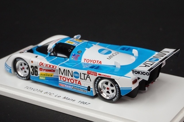 SPARK 1/43 TOYOTA 87C ルマン 1987 SPARK 1/43 TOYOTA 87C ルマン 1987 SPARK 1/43 TOYOTA 87C ルマン