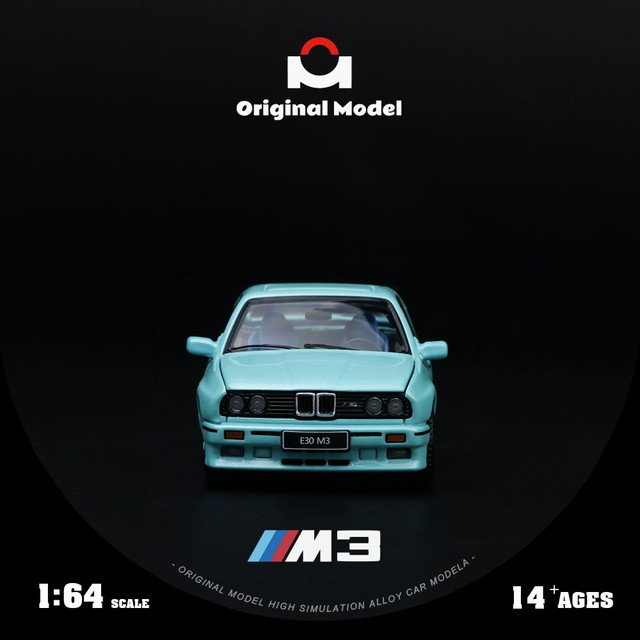  M3 ミニカー 予約 OM647810 OriginalModel 1/64 E30 M3 Mint Green, Boost Gear
