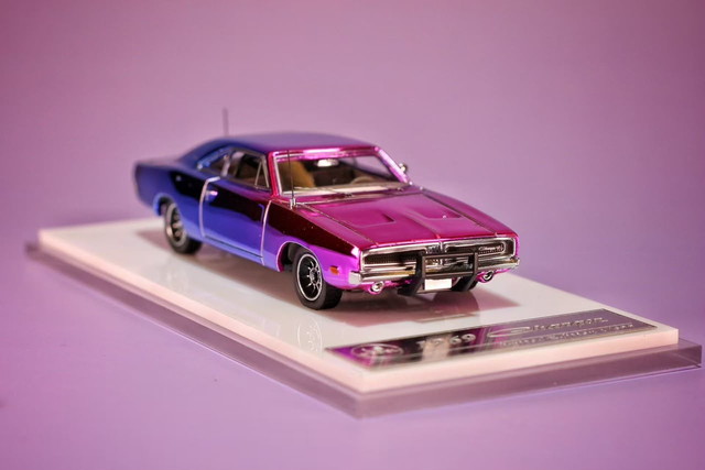 予約 LS Model 1/64 ダッジ・チャージャー Dodge Charger 1969 Chrome