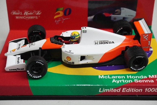 1&frasl;43 ミニチャンプス 413910001 レーシングギア特注 マクラーレン