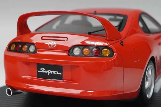 新品18C02-03 onemodel 1/18 トヨタ スープラ スーパーレッド ※クリア