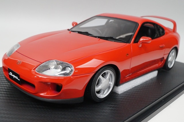 新品18C02-03 onemodel 1/18 トヨタ スープラ スーパーレッド