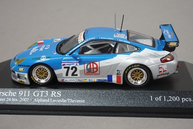 1/43 ミニチャンプス 400026972 ポルシェ 911 GT3 RS 2002 #72, Boost