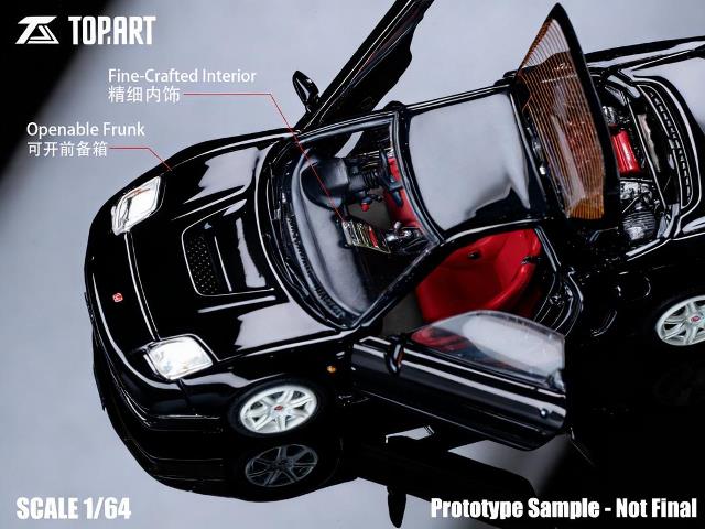 予約 TP0011 TopArt MODEL 1/64 ホンダ NSX-R（NA2）2002-05 Metallic
