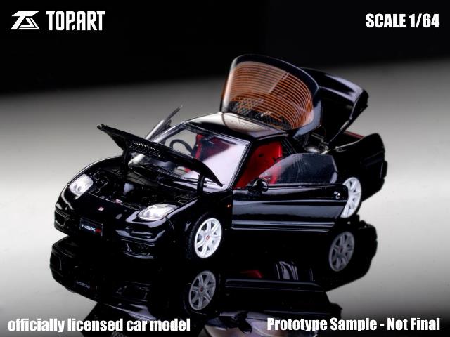 予約 TP0011 TopArt MODEL 1/64 ホンダ NSX-R（NA2）2002-05 Metallic