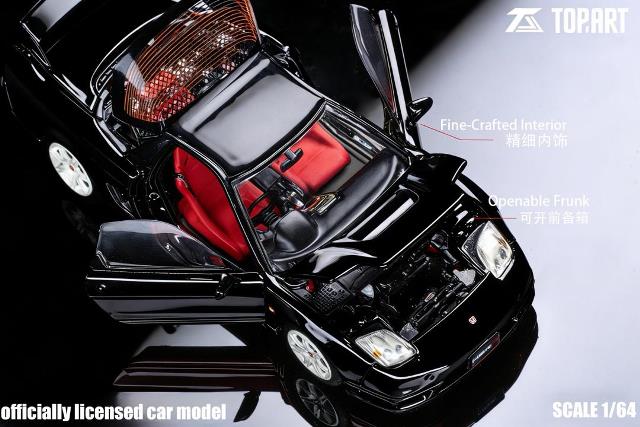 予約 TP0011 TopArt MODEL 1/64 ホンダ NSX-R（NA2）2002-05 Metallic