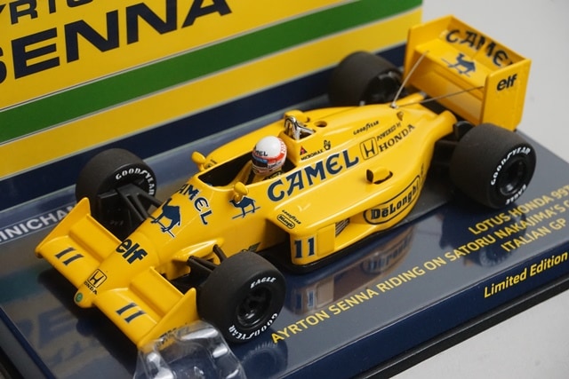 1/43 ミニチャンプス 540874311 ロータス ホンダ 99T イタリアGP 1987